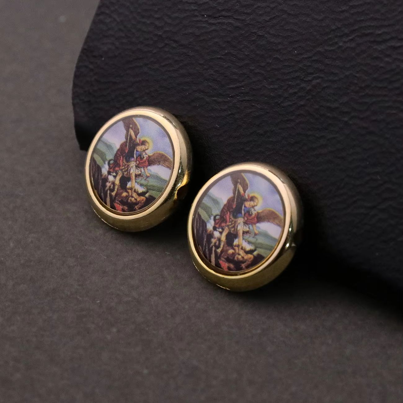 Jewelry Making Michaels - 20 шт. круглые значки архангела Святого