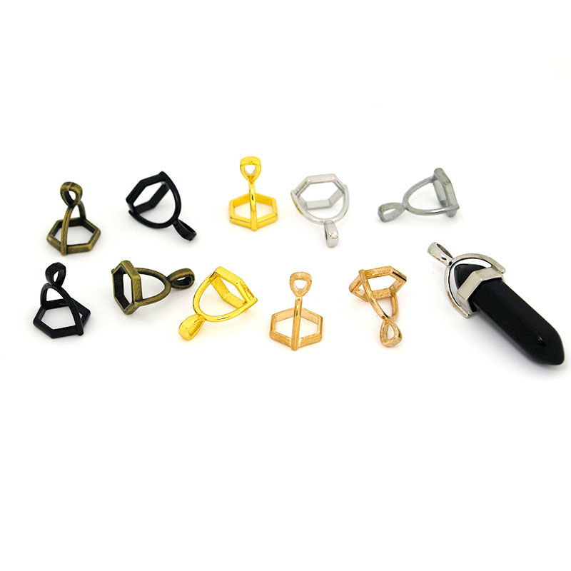 Jewelry Making Metal - 20 шт. шестиугольная крышка с драгоценными