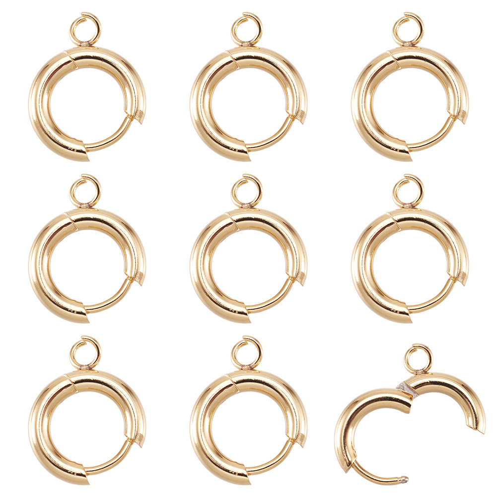 Jewelry Making Metal Supplies - 10 шт. круглых швенз-крючков из нержавеющей