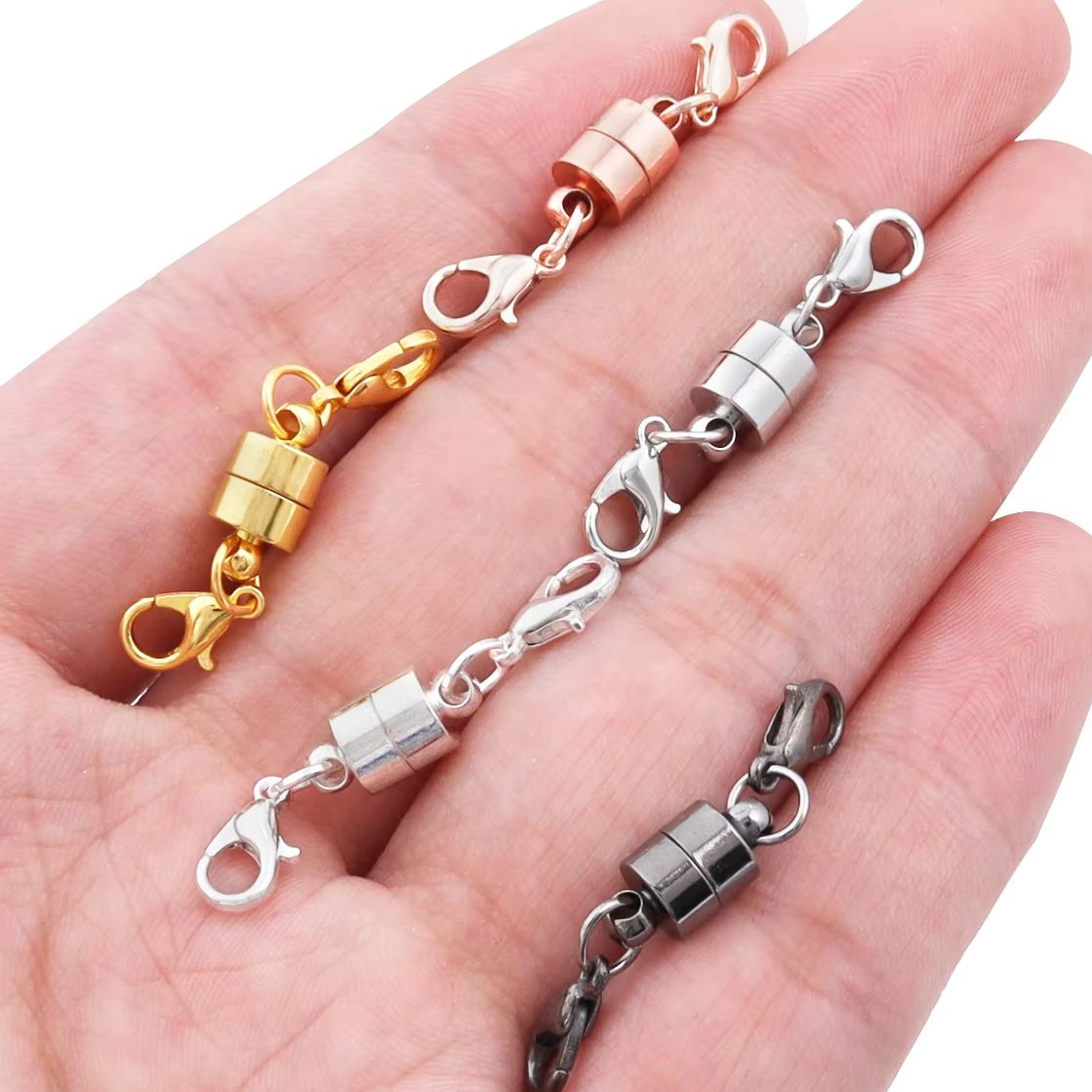 Jewelry Making Brass - 5 компл./лот магнитные застежки с застежками-лобстерами