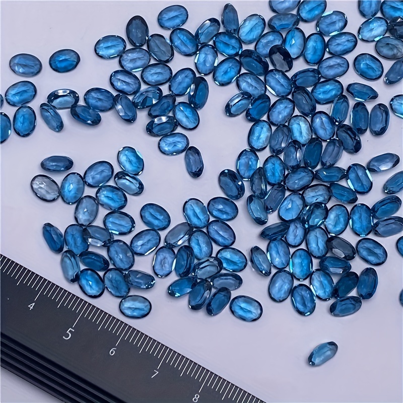 Jewelry Making In London - 1 шт. Натуральный лондонский голубой топаз-овальная