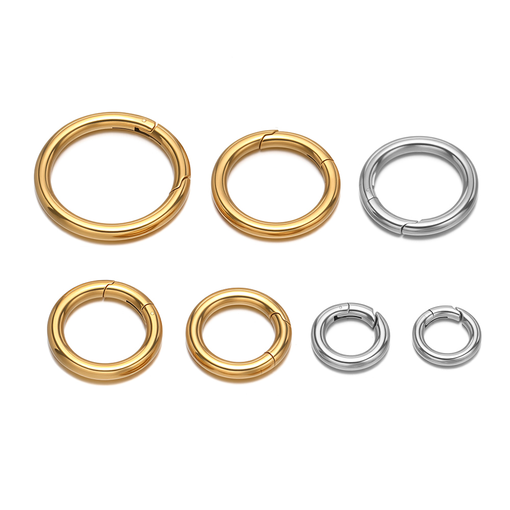 Jewelry Making Metal - 2 шт./лот, круглые пружинные застежки из