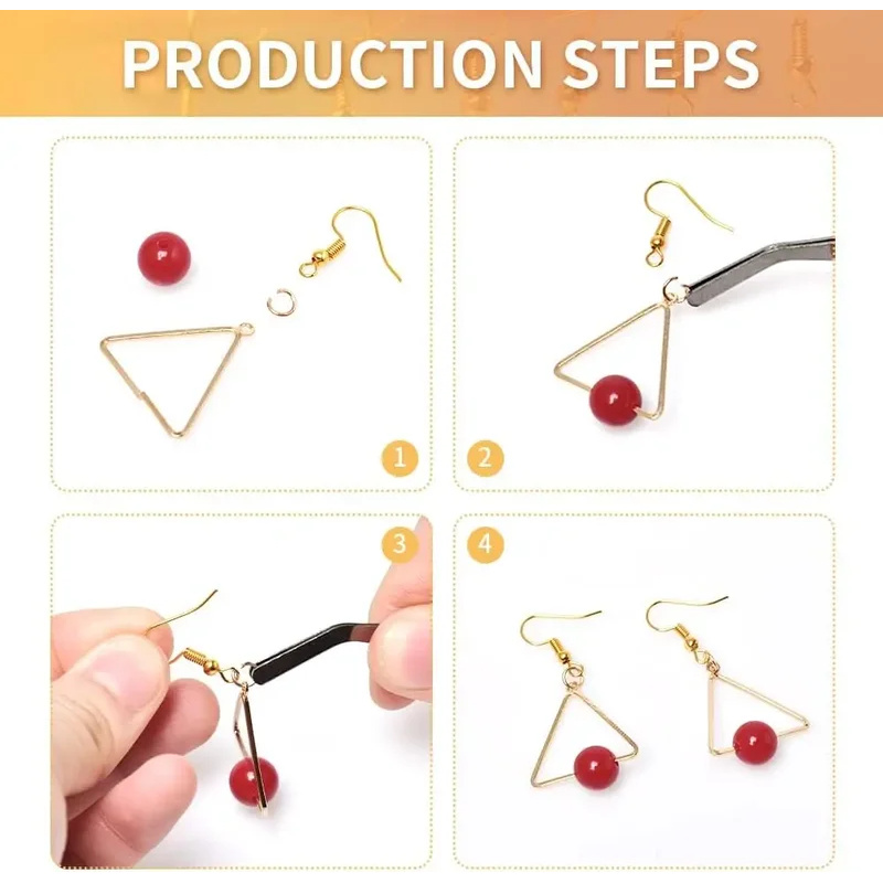 100/500 шт., фурнитура для сер – обзор и цена Jewelry Making Metal Supplies