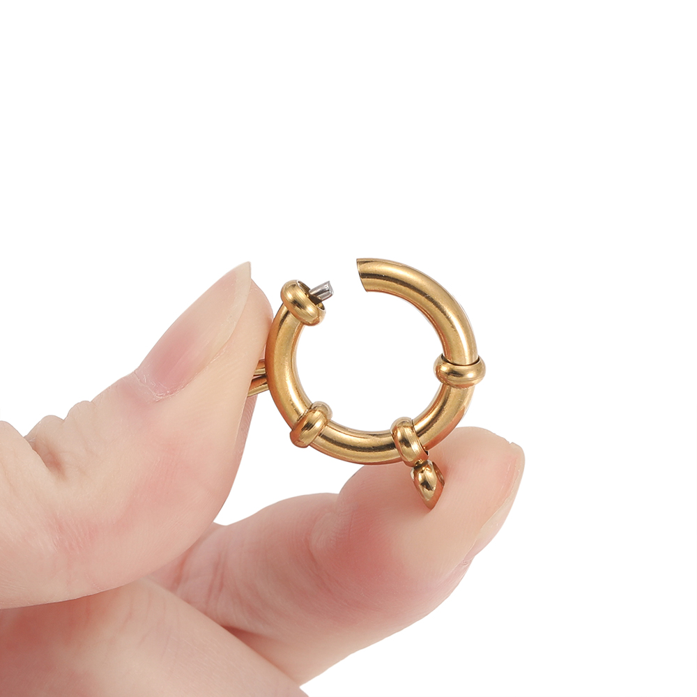 2 шт. круглых пружинных застеж – обзор и цена Jewelry Making Brass