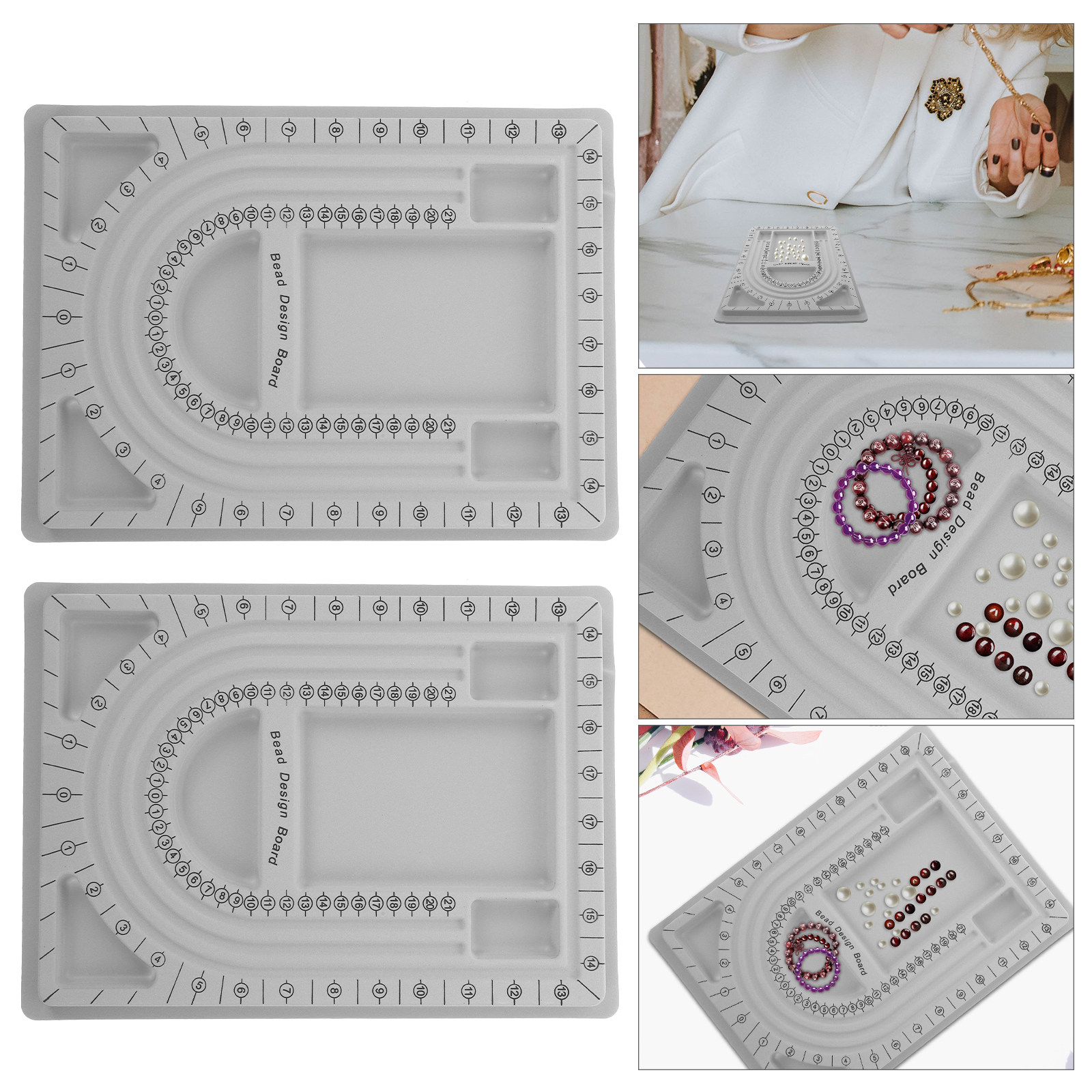 Набор из 2-х досок для бисероп – обзор и цена Bead Organizer Tray