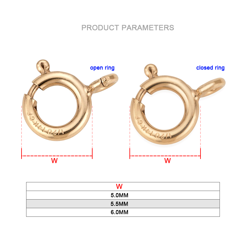 Застежки-кольца из позолоченно – обзор и цена Jewelry Making Rings